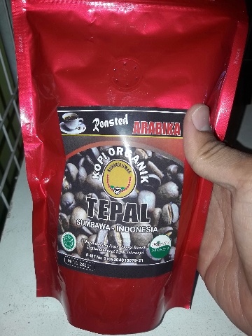 Kopi Tepal Biji Roasted Arabika 250 gram